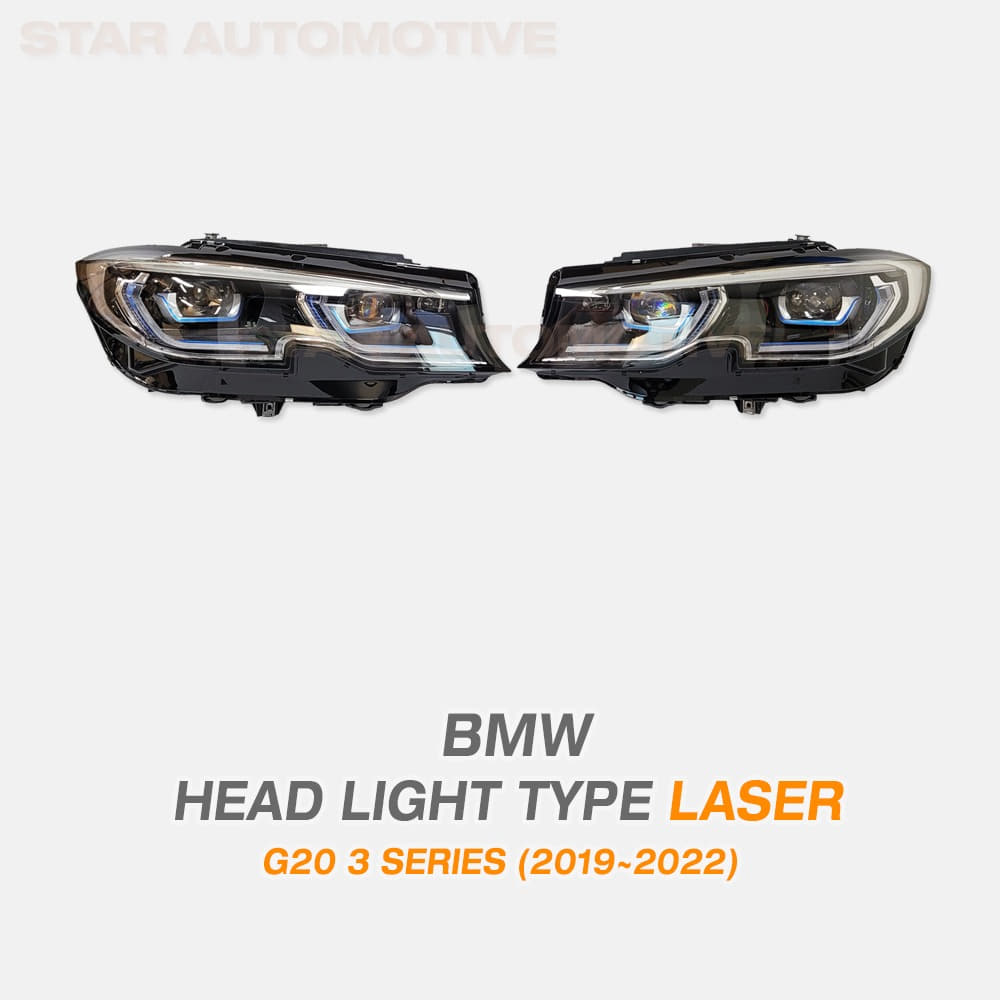 BMW G20 3시리즈 LED 헤드라이트 레이저 라이트 룩