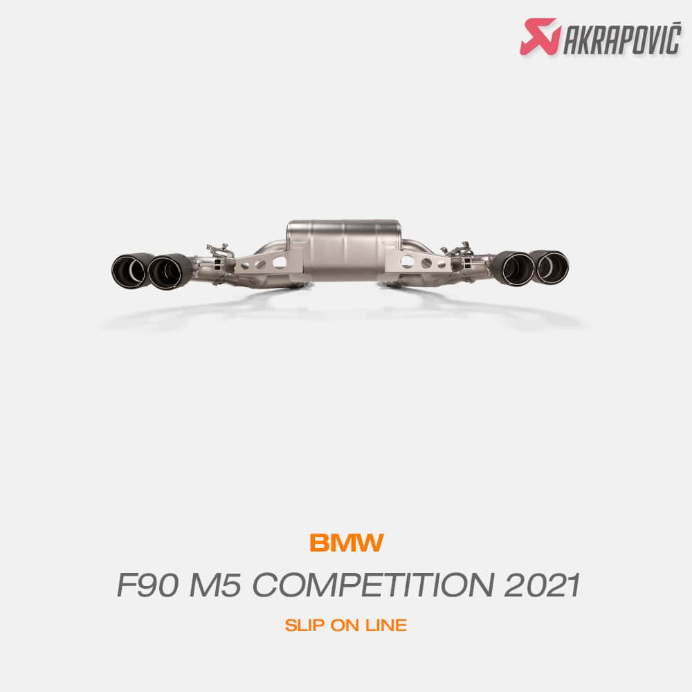 아크라포빅 BMW F90 M5 컴페티션 슬립온 라인 2021