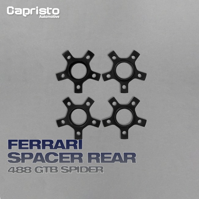 CAPRISTO 카프리스토 FERRARI 페라리 488 GTB 스파이더 별 모양 휠 스페이서 리어 17MM 볼트
