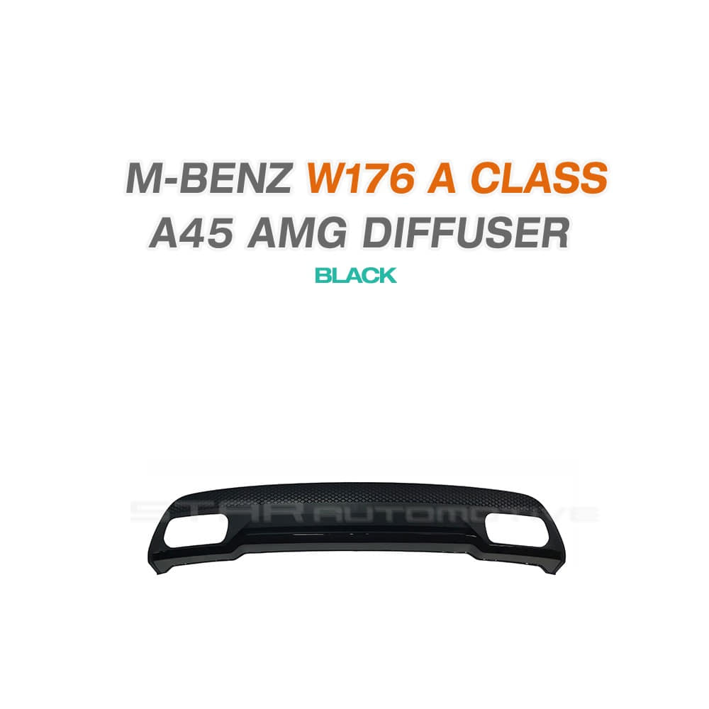벤츠 W176 A클래스 A45 AMG 디퓨져 블랙
