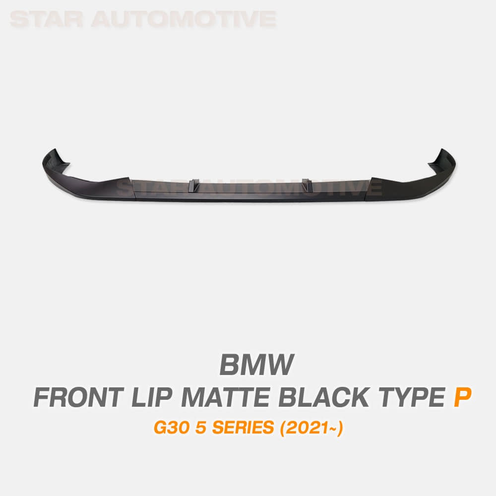 BMW G30 5시리즈 LCI 무광 블랙 프론트 립 타입 MP