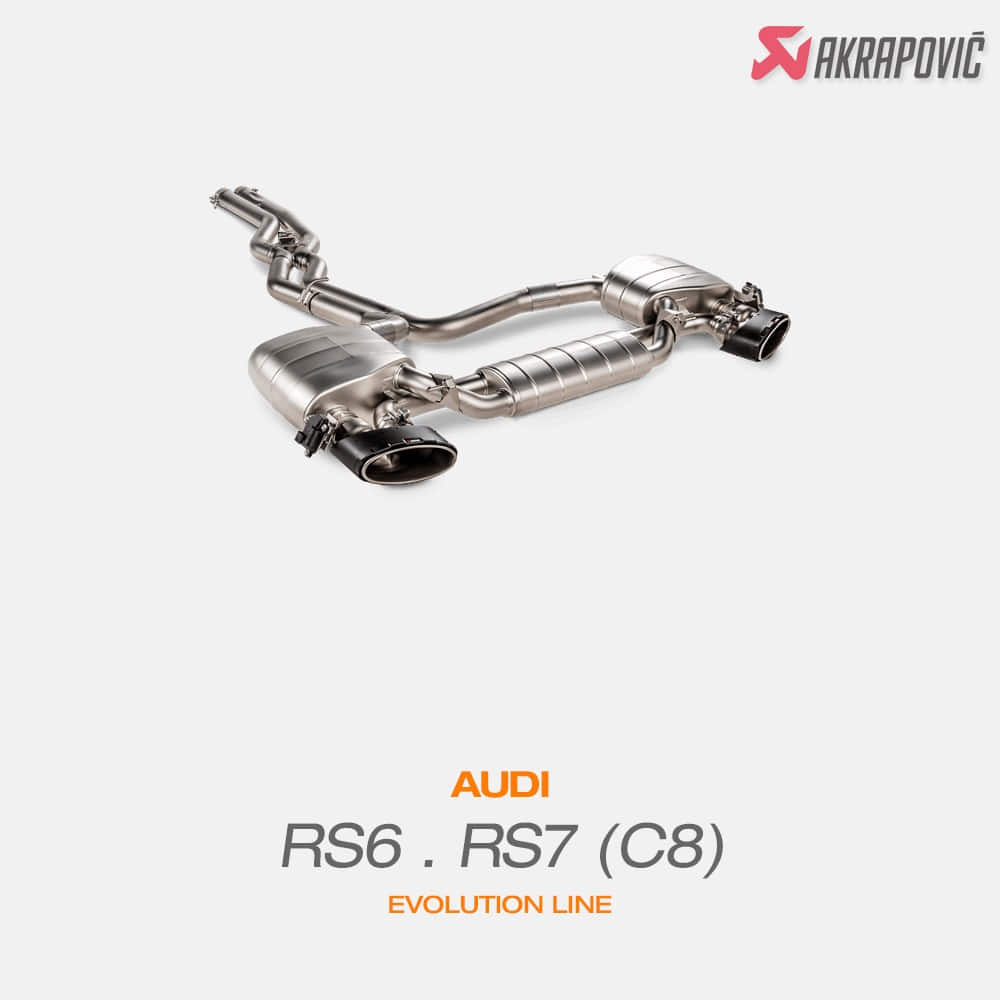아크라포빅 아우디 RS6 RS7 C8 에볼루션 라인