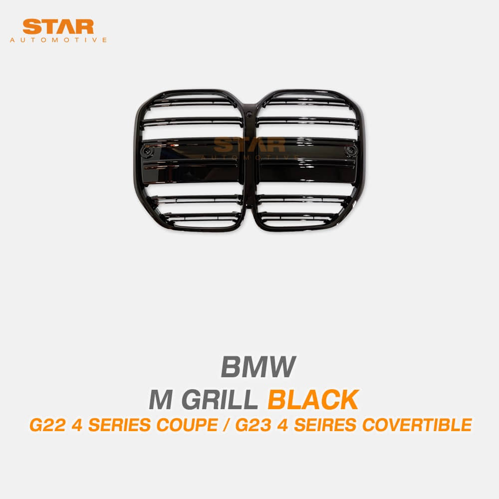 BMW G22 G23 4시리즈 M 2줄 그릴 유광 블랙