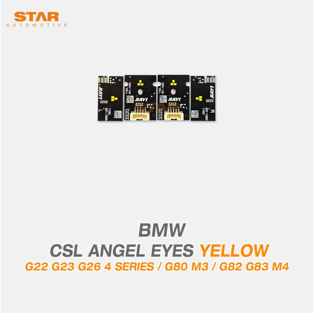 BMW G22 G23 G26 4시리즈 i4 G80 M3 G82 G83 M4 CSL 엔젤아이 옐로우 LED