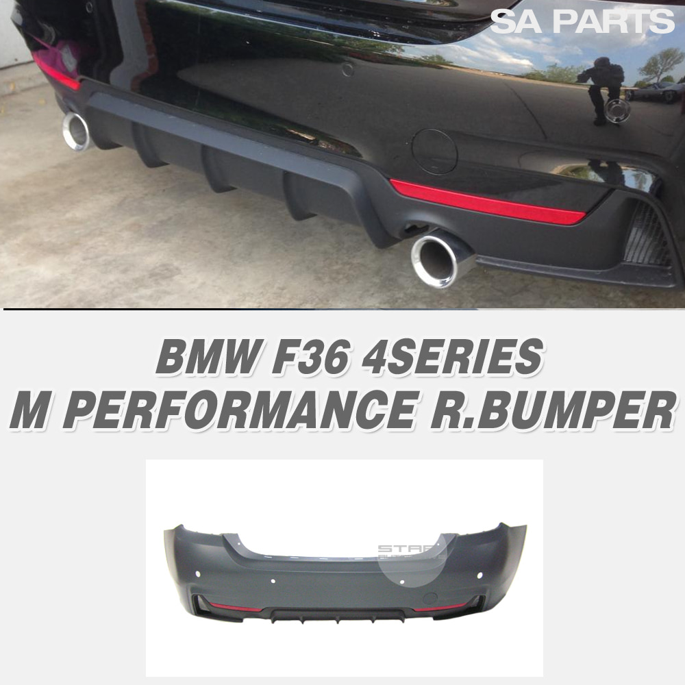 BMW F36 4시리즈 그란쿠페 M 퍼포먼스 리어 범퍼 35i