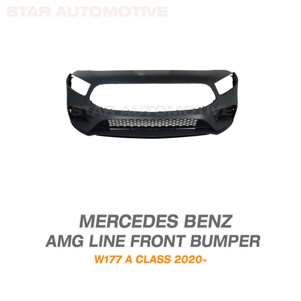 벤츠 W177 A클래스 AMG 라인 프론트 범퍼 블랙
