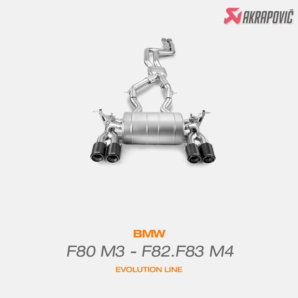 아크라포빅 BMW F80 M3 F82 F83 M4 에볼루션 라인