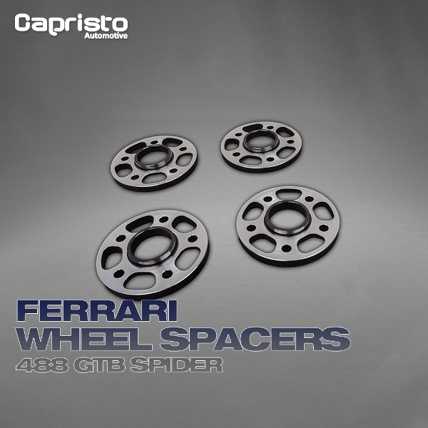 CAPRISTO 카프리스토 FERRARI 페라리 488 GTB 스파이더 원형 휠 스페이서 프론트 14MM 리어 17MM 볼트