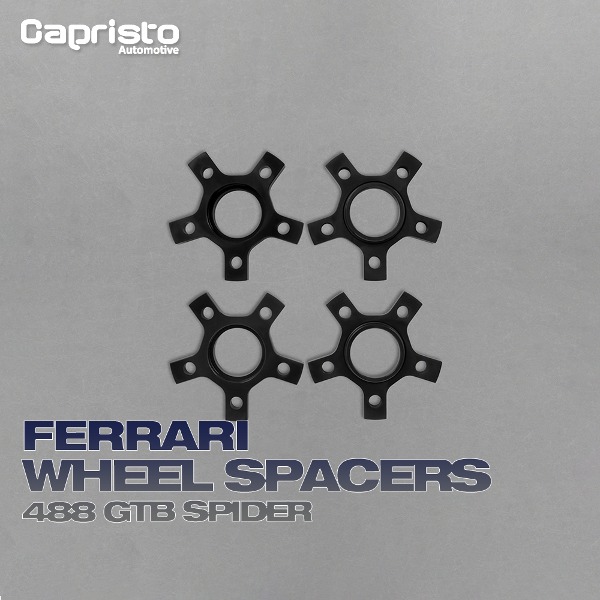 CAPRISTO 카프리스토 FERRARI 페라리 488 GTB 스파이더 별 모양 휠 스페이서 프론트 14MM 리어 17MM 볼트